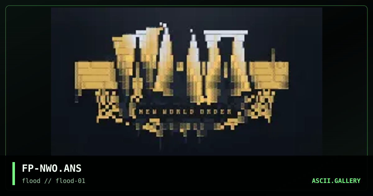 New World Order, by forsaken prophet, 1996
