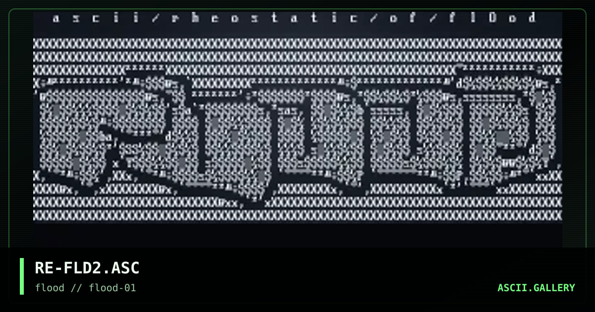 flood promotion #2, by rheostatic, 1996