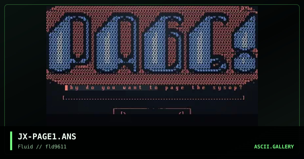 PaGeR aNSkii - for eZY.., by jinx, 1996