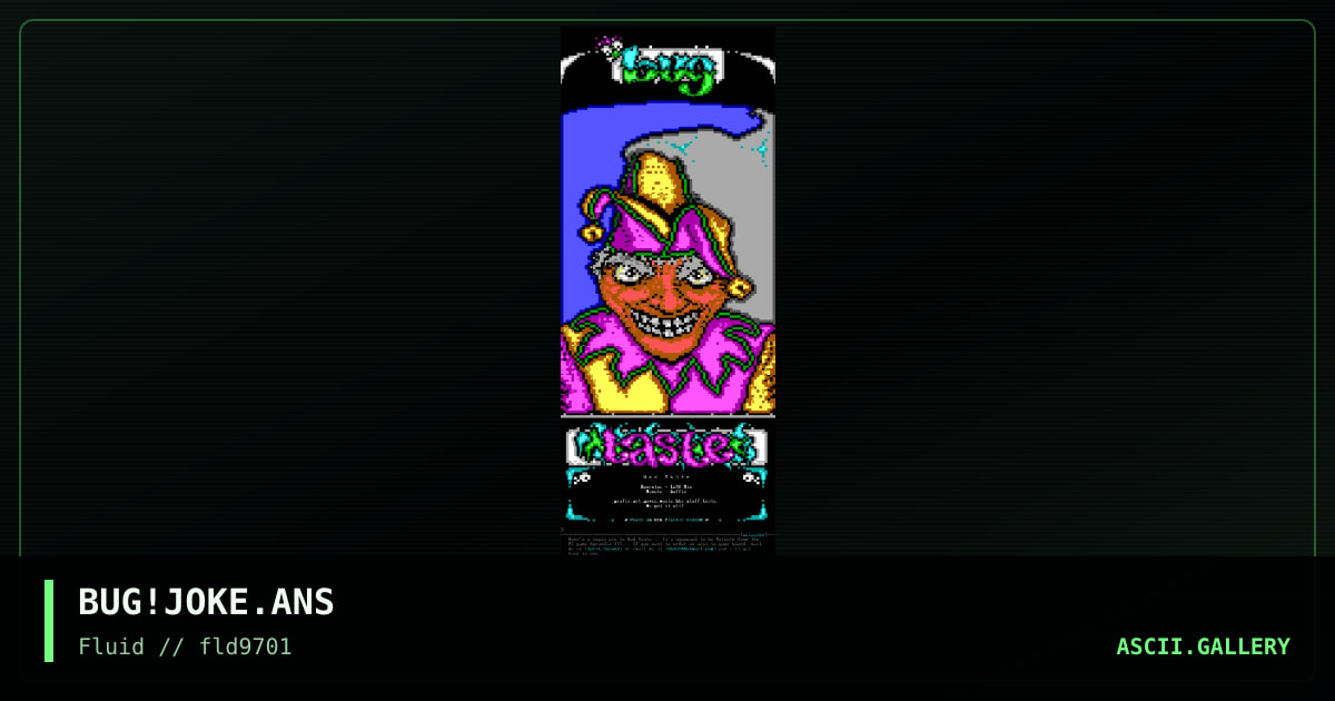 Bad Taste!, by buggie, 1997
