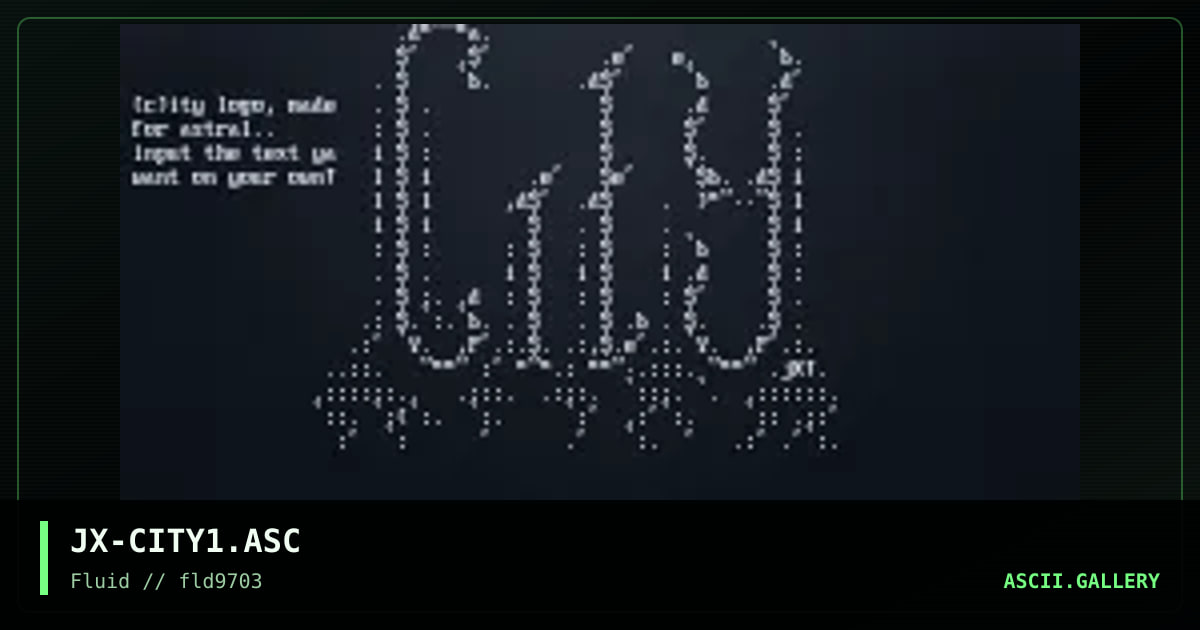 (c)ity - for astral, by jinx, 1997