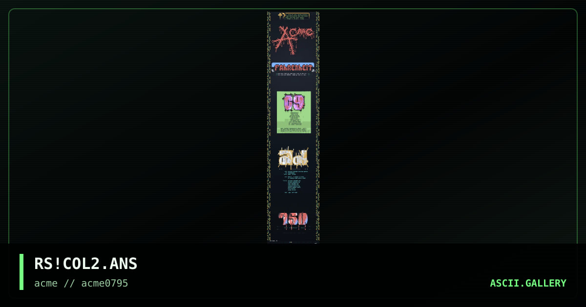 Logo Colly Numbah 2 (ever) %#^&@*#$, by rusty, 1995