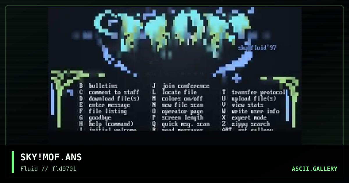 ministry of fear (menu), by skylord, 1997