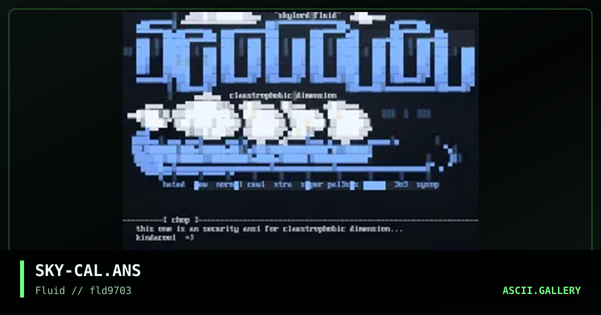 SKY-CAL.ANS, by skylord, 1997