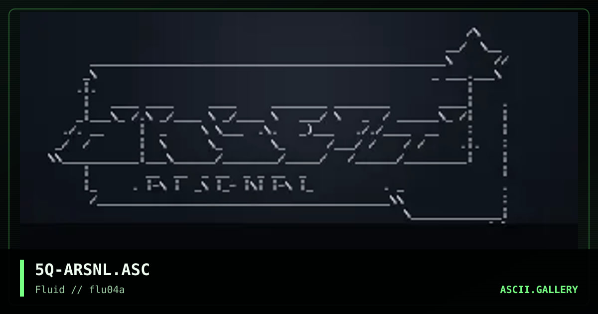 Arsenal BBS, by squish, 1999