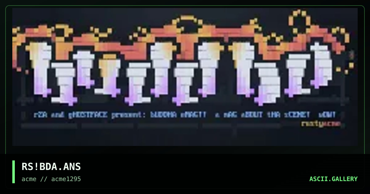 Buddah Emag, by rusty, 1995