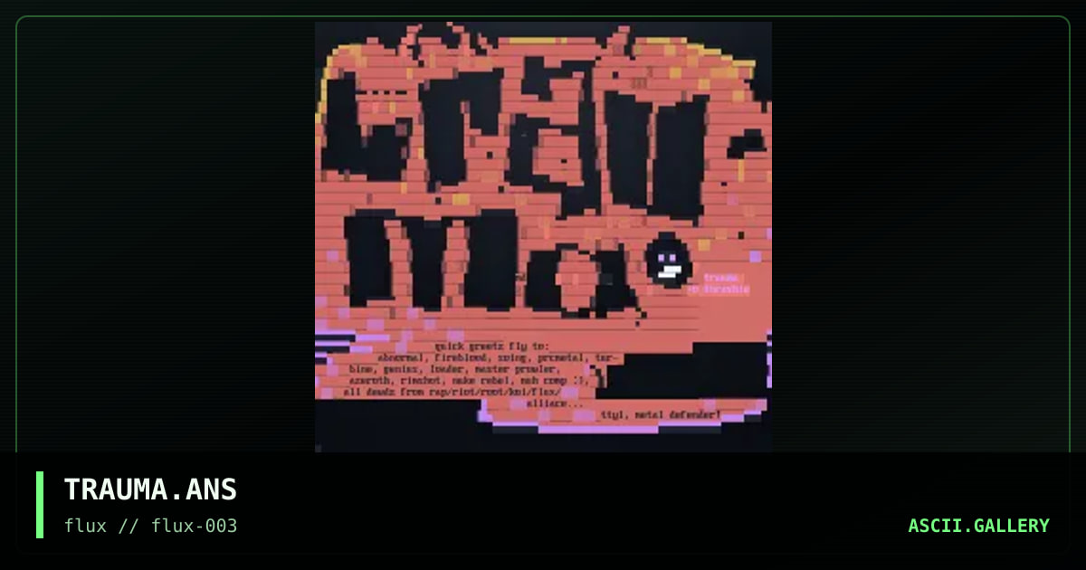 trauma, by metal defender, 1997