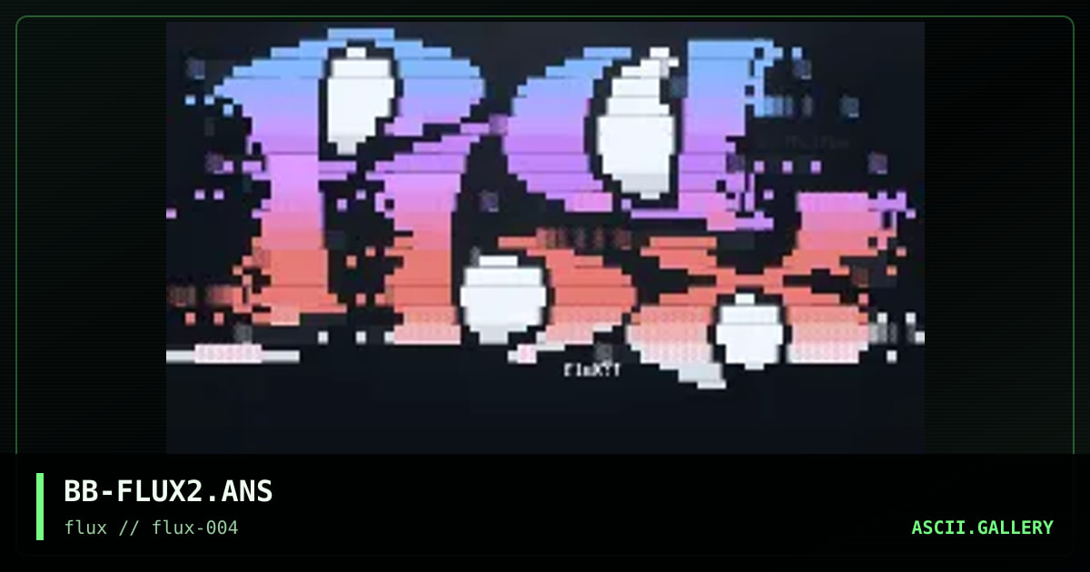 fluX prOmO! :), by bugs bunny, 1997