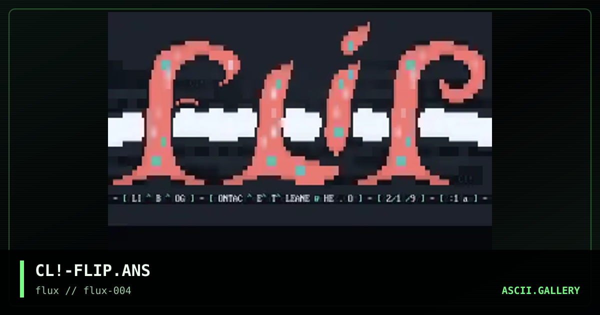 .:(fLIP^bBS^aNSI^lOGO):., by cleaner, 1997