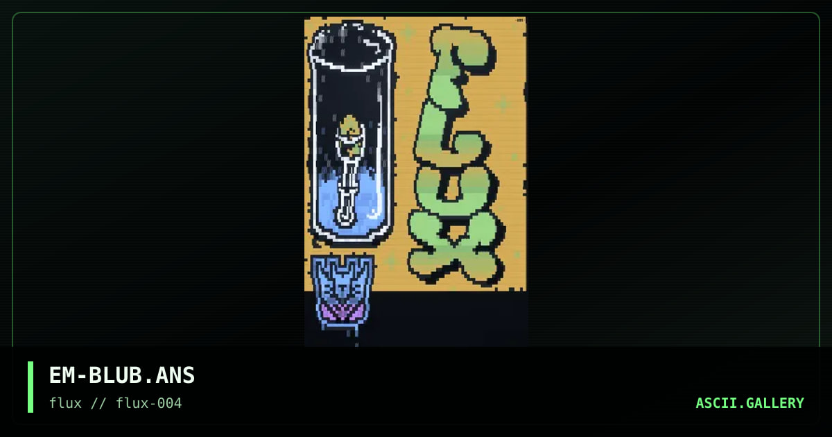 flux is smoking on blubs, by evil milkman, 1997
