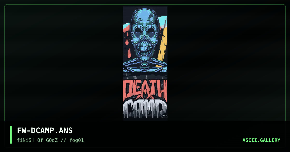 Death Camp Board ANSi..., by fightwinder, 1995