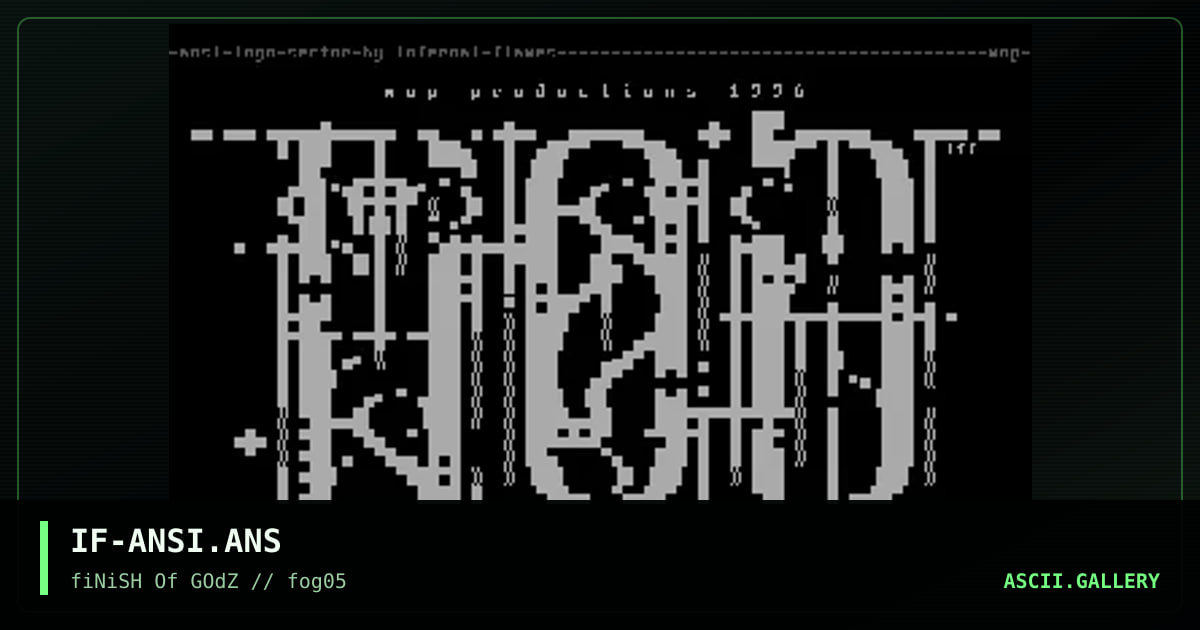 Ansi-logo-sector, by infernal flames, 1996