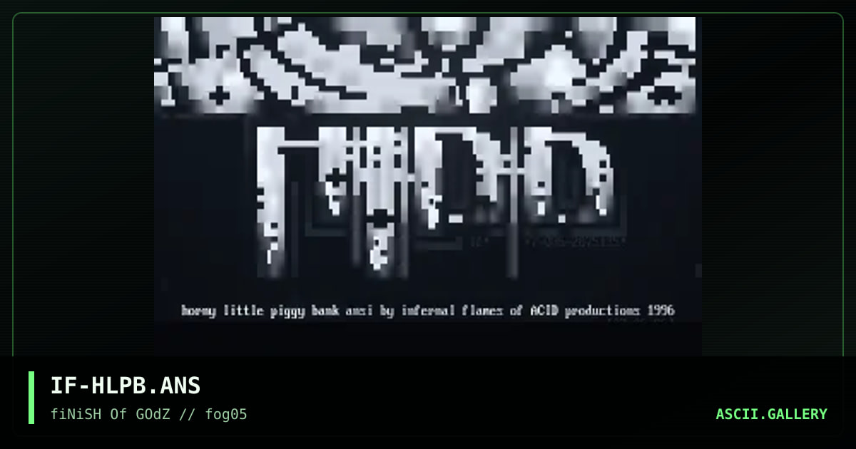 Hlpb, by infernal flames, 1996