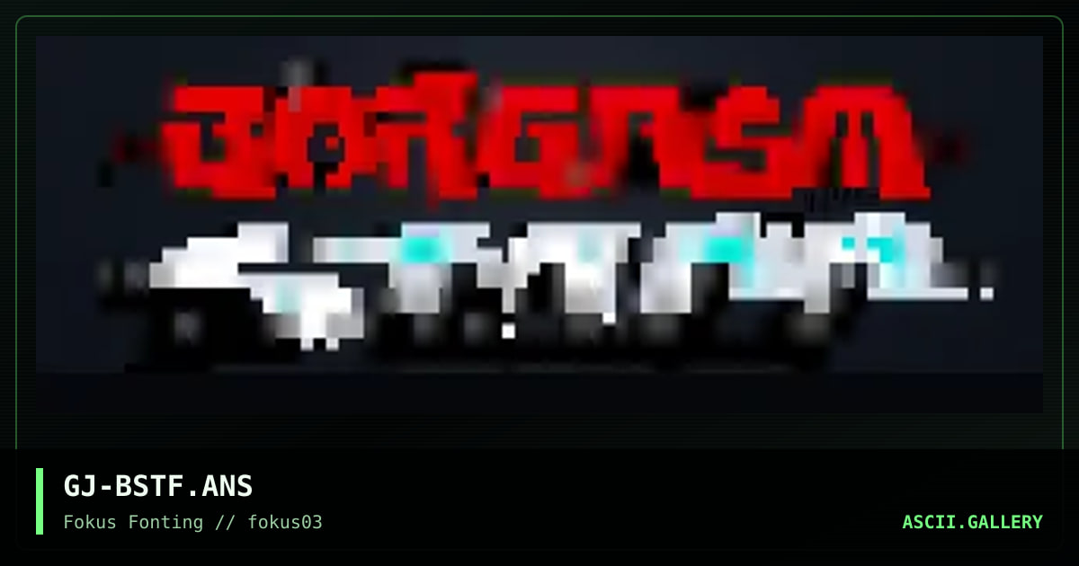 Borgasm staff header, by grymmjack, 1999