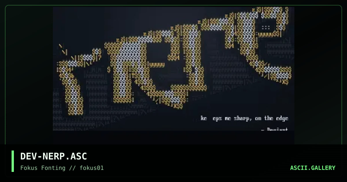 Nerp, by deviant, 1999