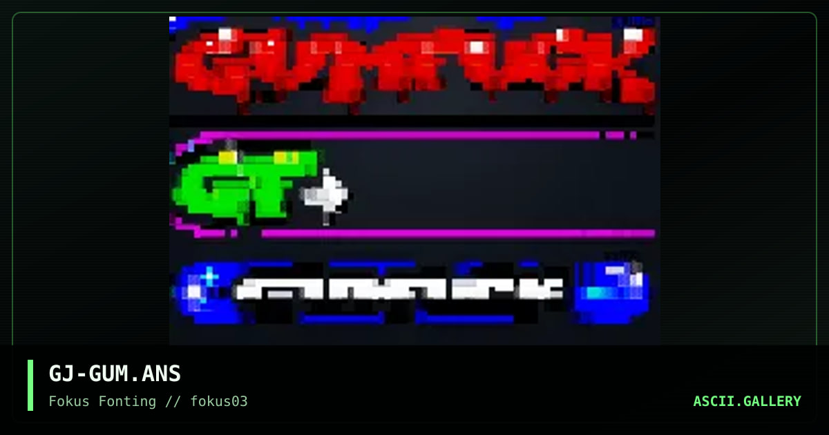 /contrib/gumfuck, by grymmjack, 1999