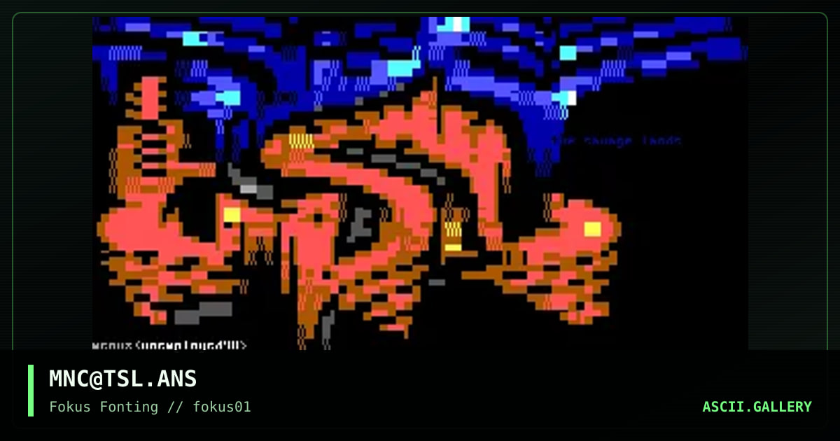The Savage Lands, by menace, 1999