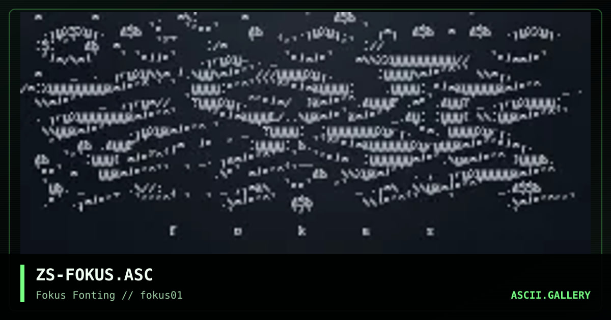 Fokus, by zerostar, 1999