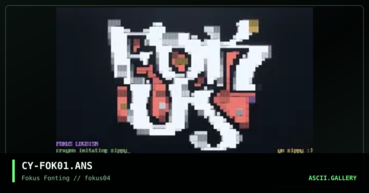 fokus promo #001, by crayon, 1999