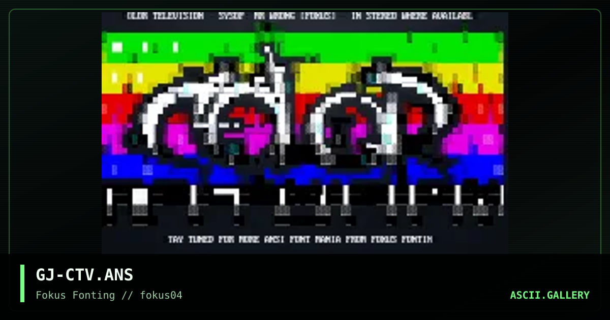 color television, by grymmjack, 1999