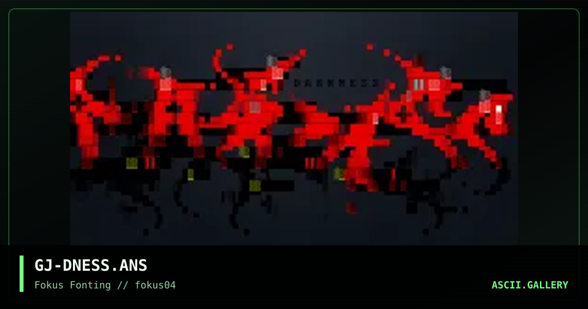 darkness doorgame, by grymmjack, 1999