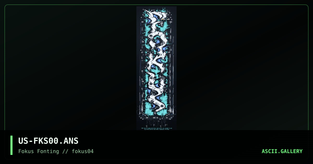 Fokus Fonting, by mr wrong, grymmjack, 1999