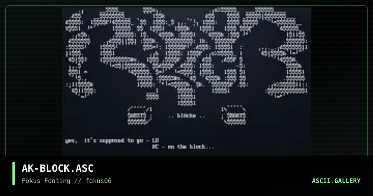 Blocke, by abstrakt, 1999