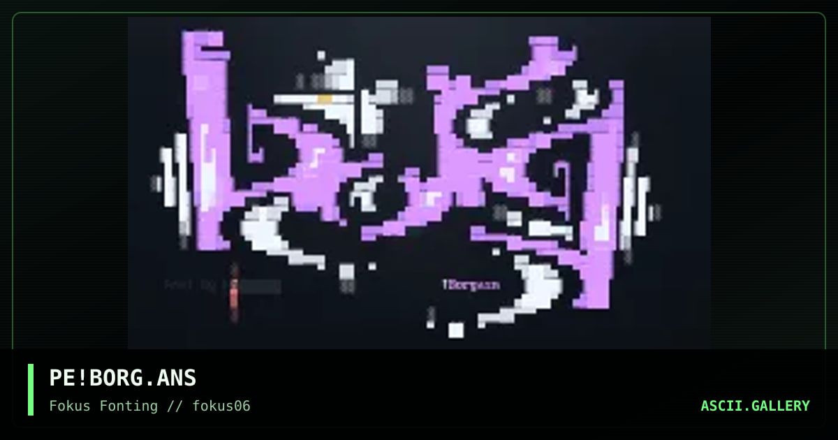 Borgasm, by phonyeye, 1999