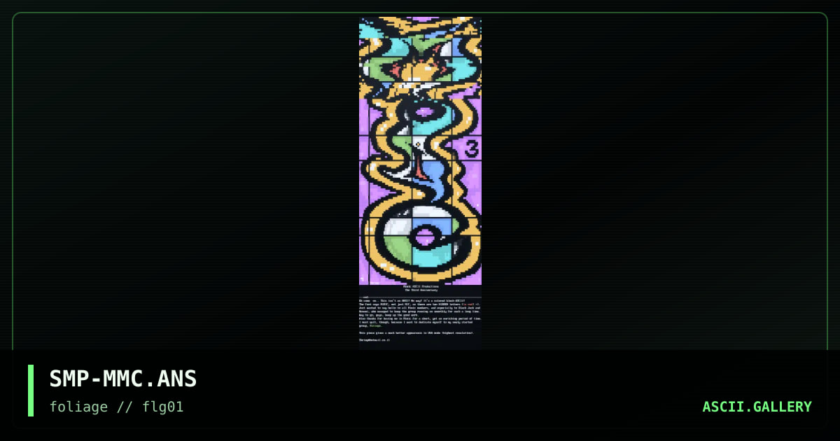 Mimic 3rd anniversary tribute, by shrimp, 2001