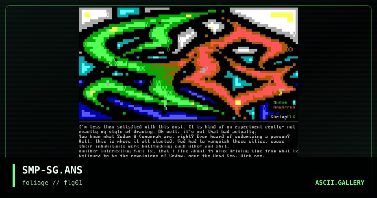 Sodom & Gomorrah, by shrimp, 2001