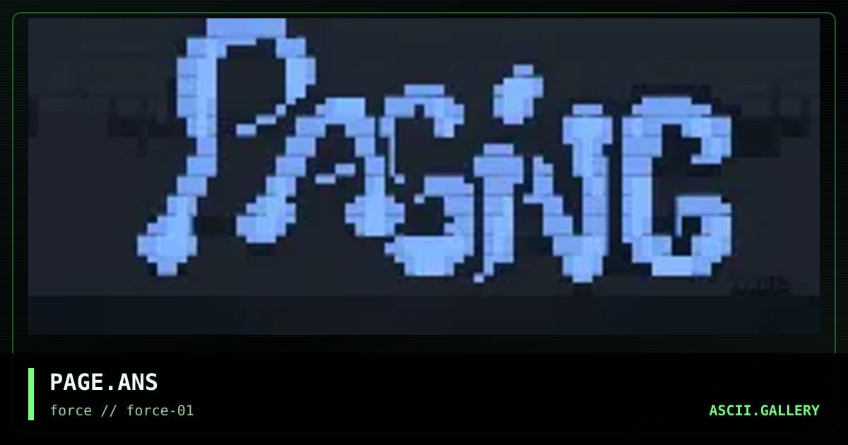 PAGE.ANS, by anubis, 1995