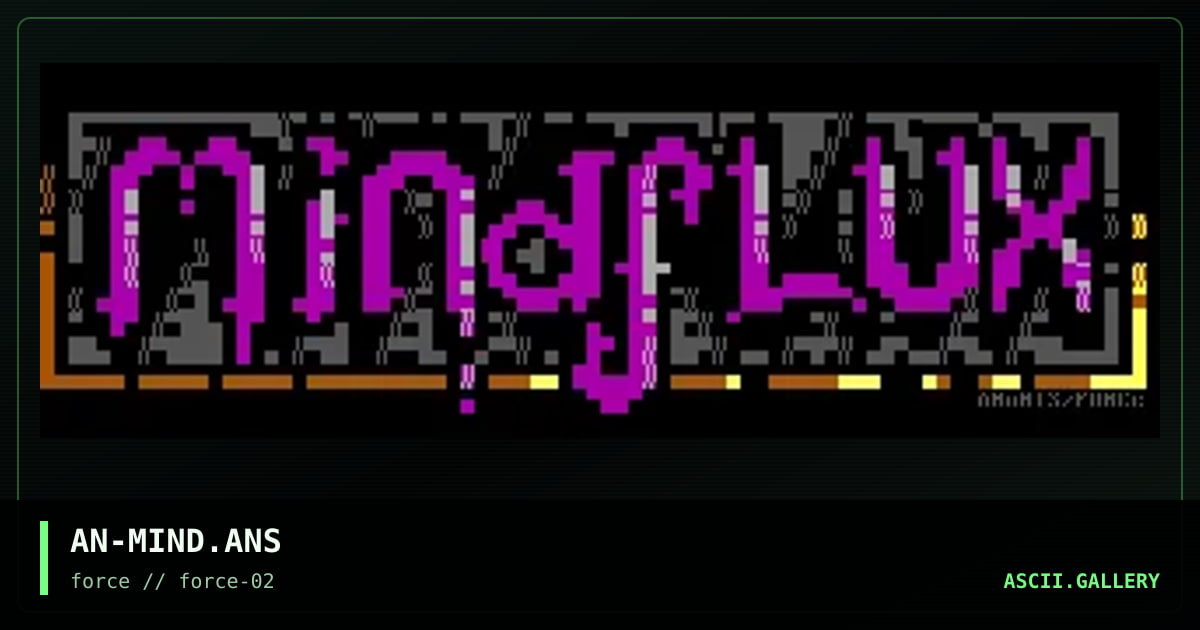 MiNDFLuX LoGo, by anubis, 1995