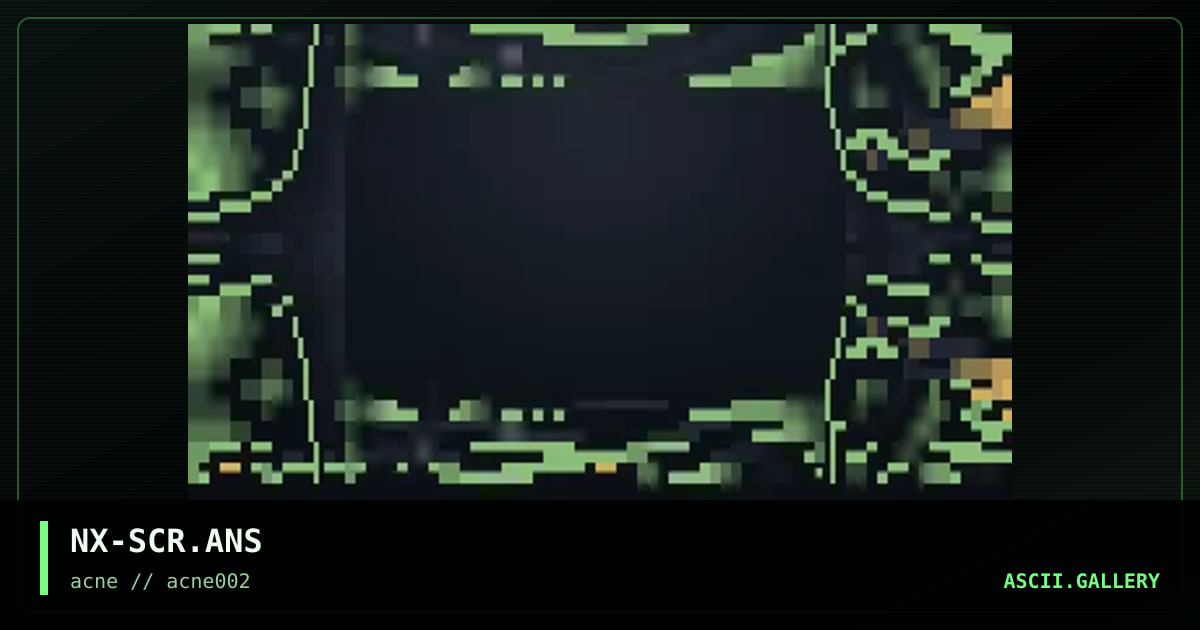 NX-SCR.ANS, by nomad x, 1996