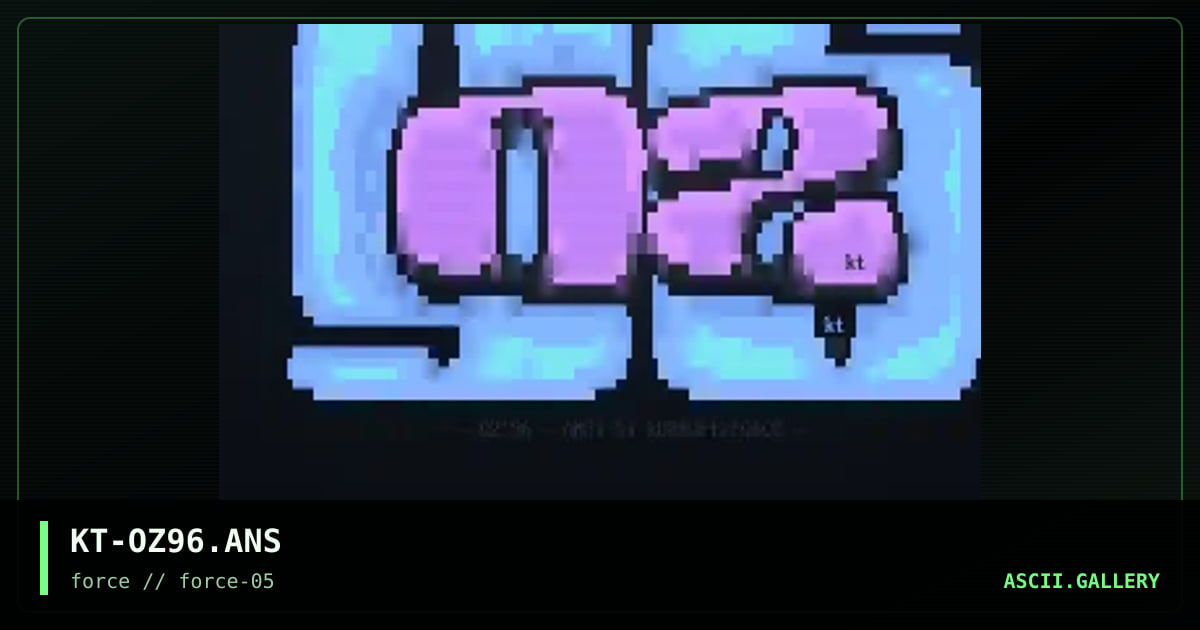 KT-OZ96.ANS, by kurrupt, 1995