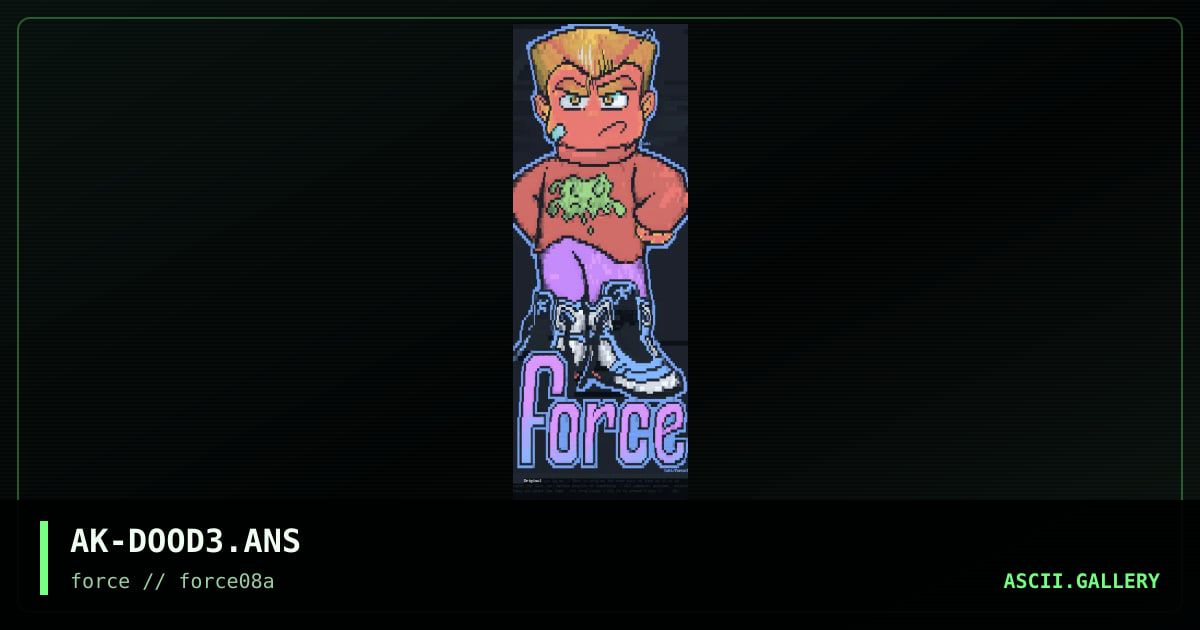 fORCE Promo, by aki, 1996