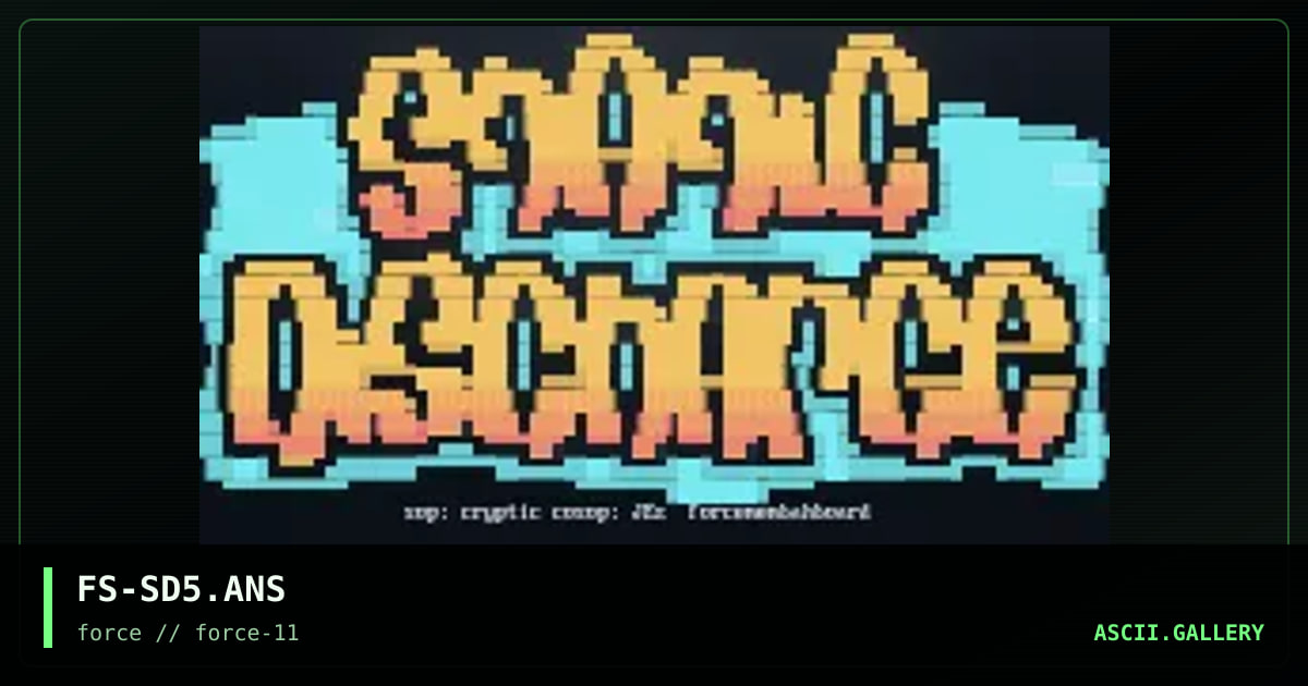static discharge, by flipside, 1996
