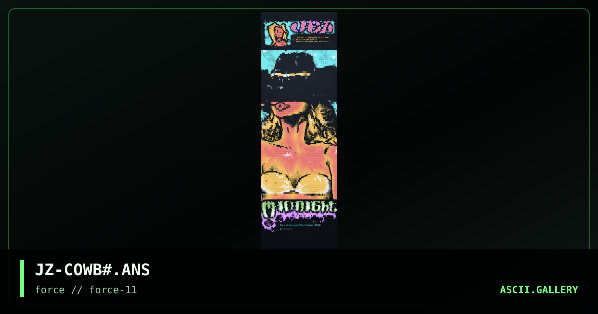 Midnight Cowboys, by jez, 1996