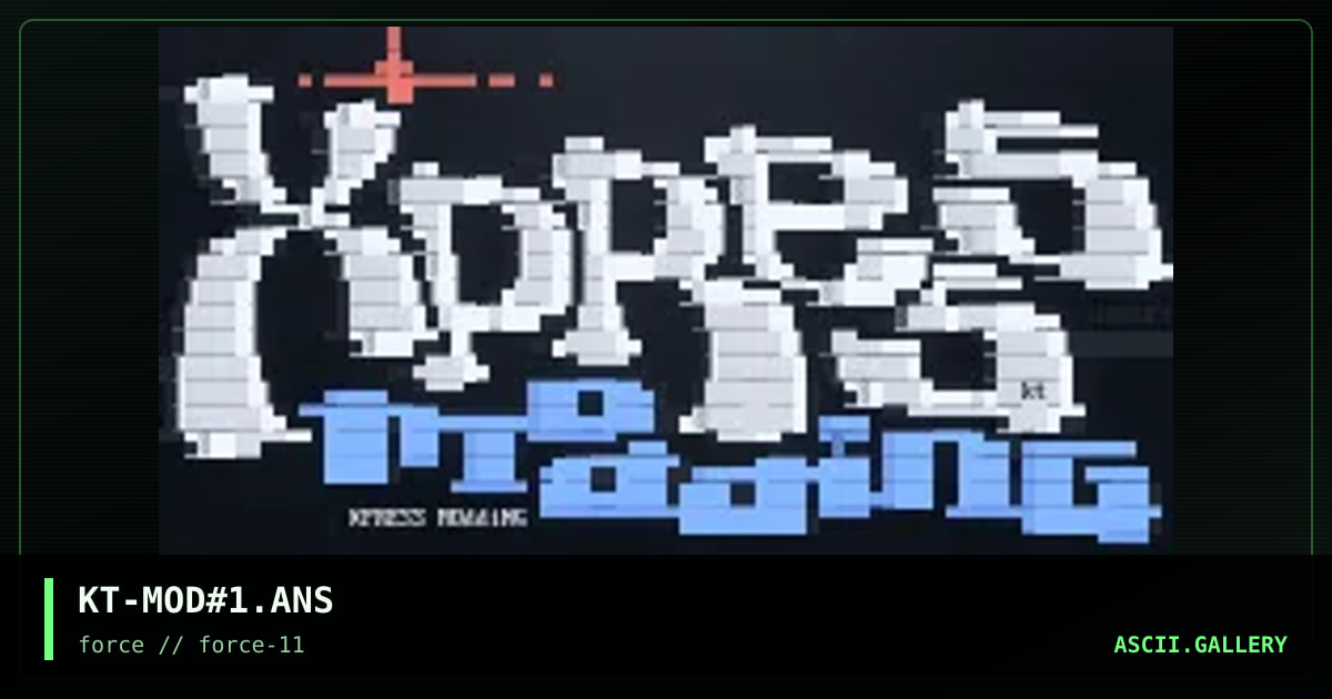 Xpress Modding, by kurrupt, 1996
