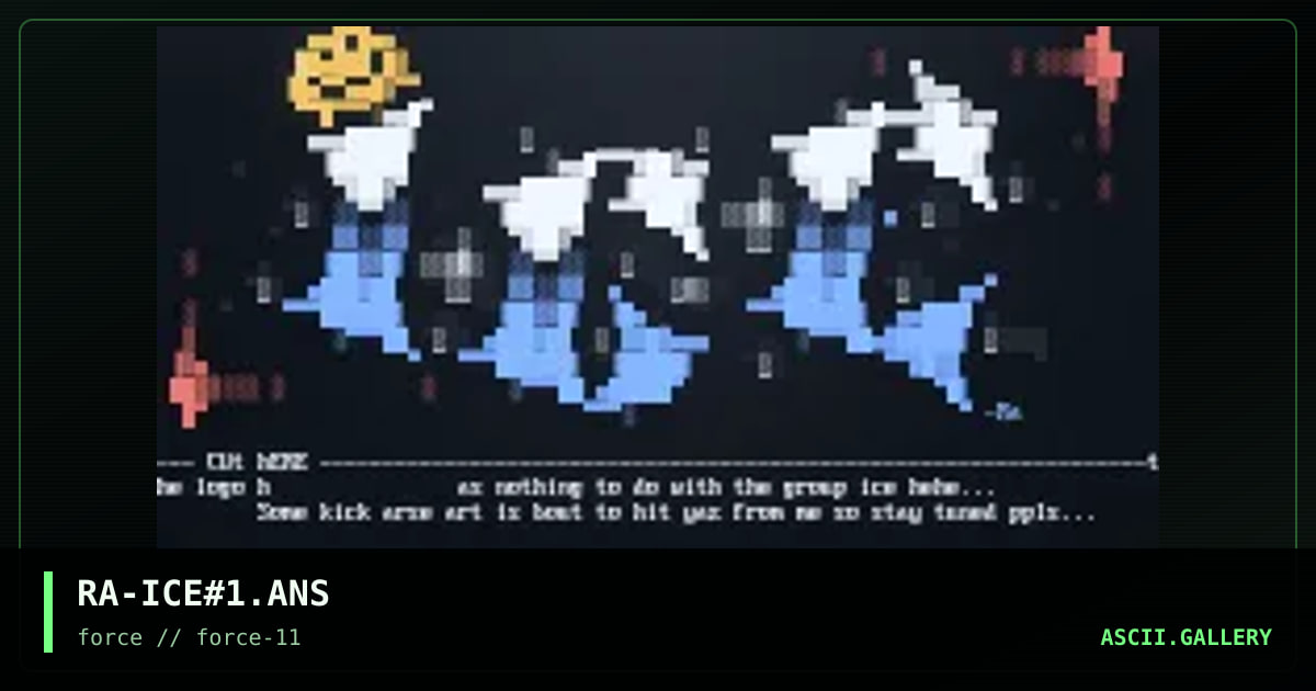 iCE, by rage, 1996