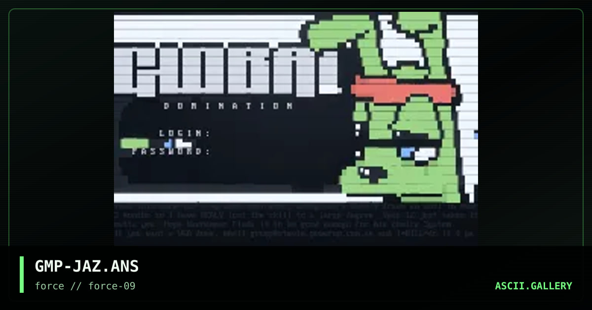 Global Domination, by grump, 1996