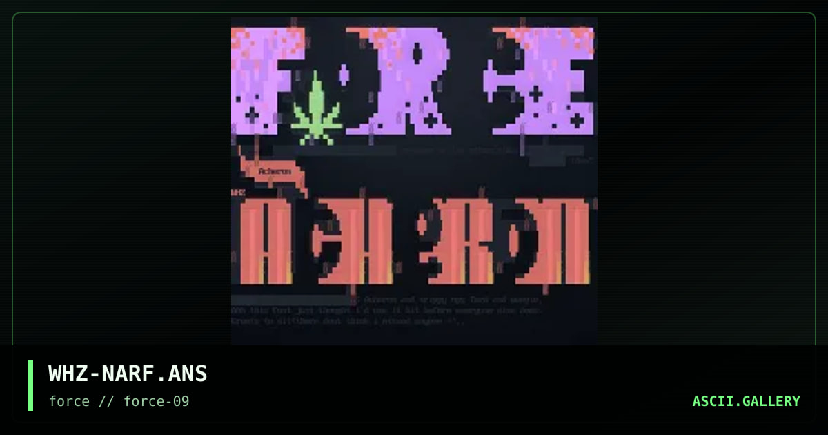 Narf, by whozie, 1996