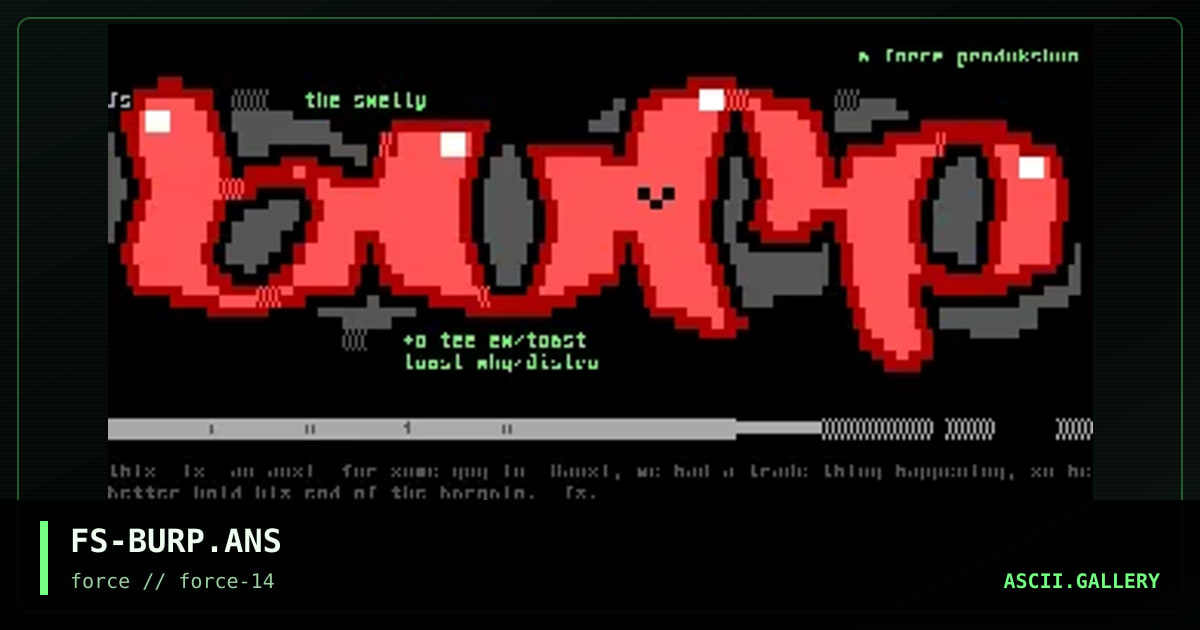 burp, by flipside, 1996