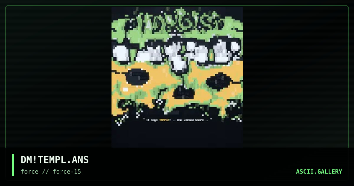 temple logo for anubis, by dangermouse, 1997