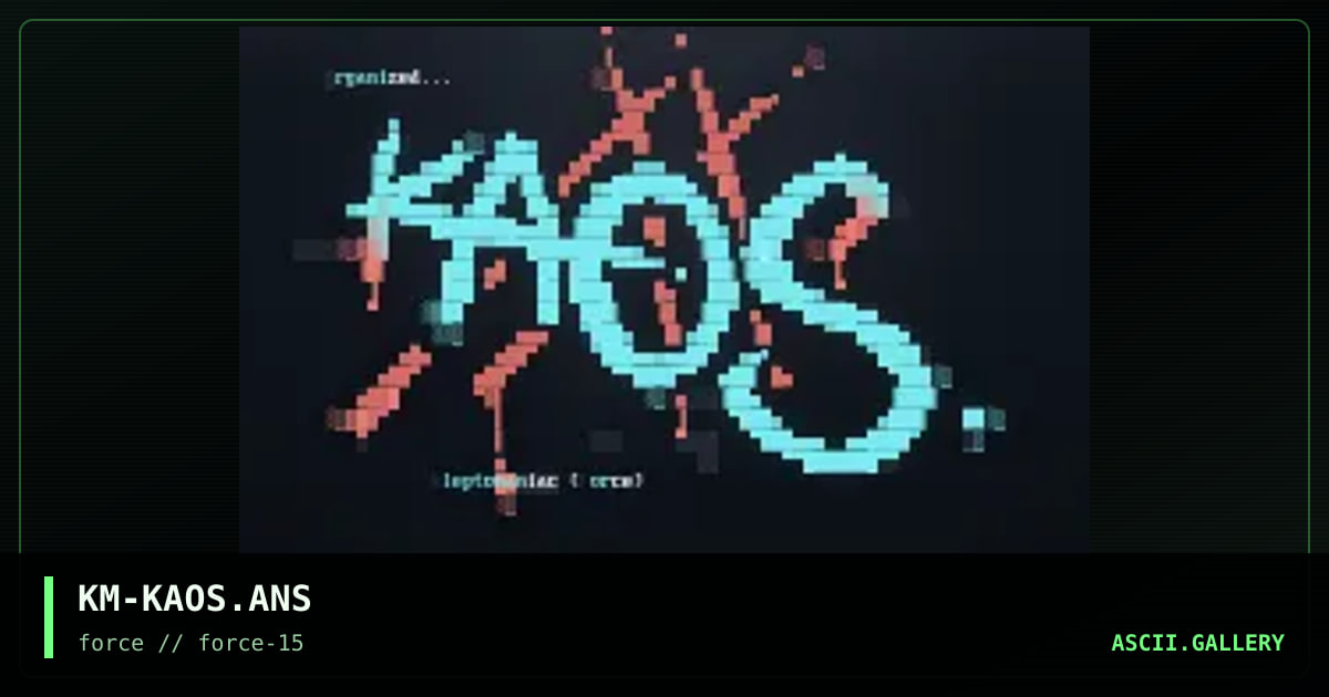 Kaos, by kleptomaniac, 1997
