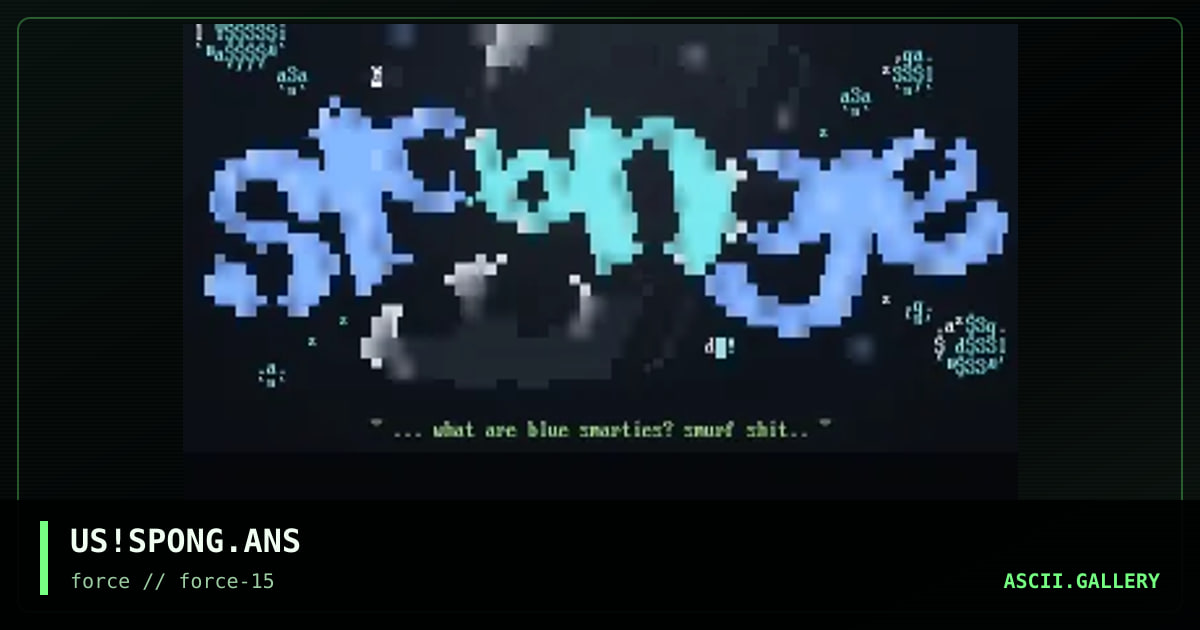 sponge logo, by dangermouse, rgt, 1997