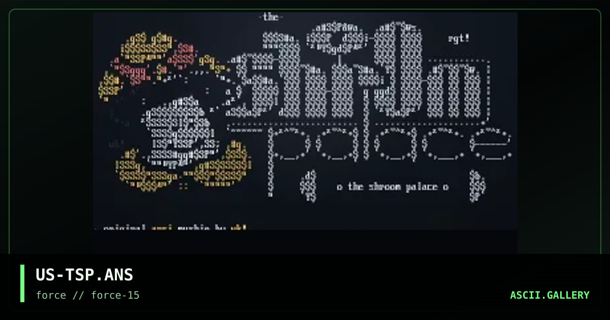 The Shroom Palace, by rgt, weeping killer, 1997