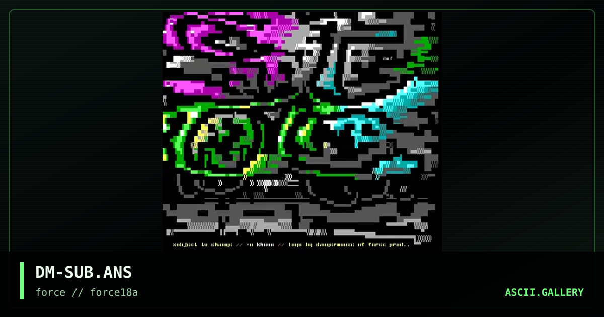 Subject to Change, by dangermouse, 1997