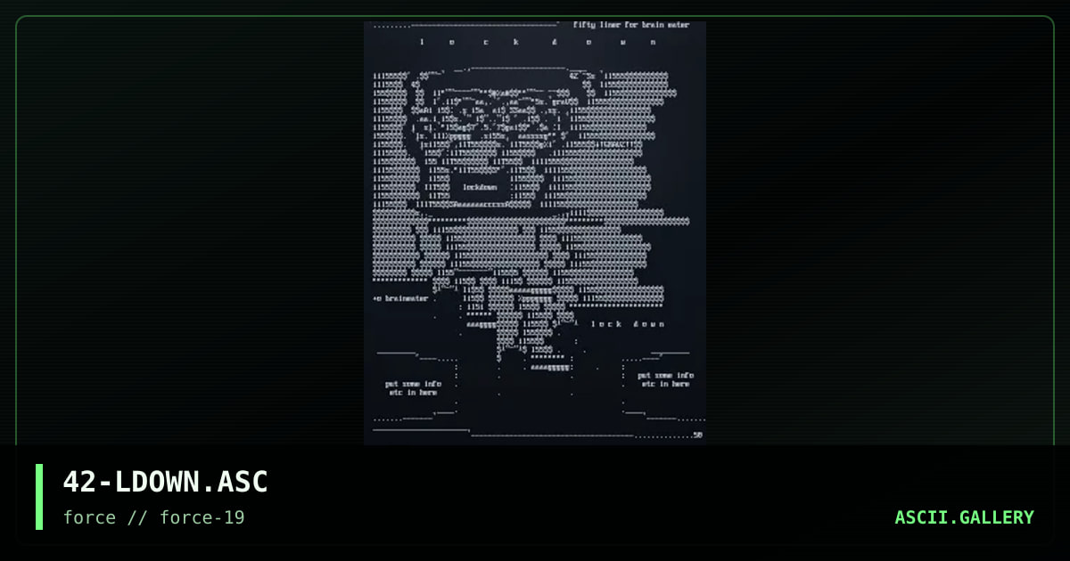 lockdown, by grav2, 1997