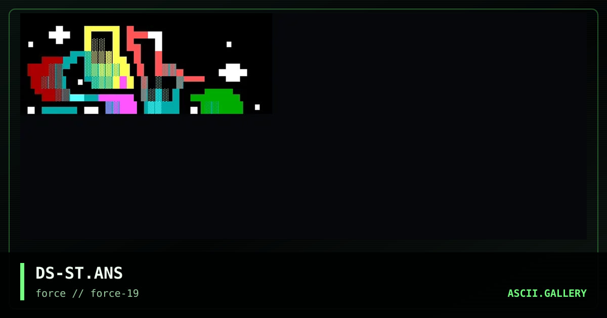 attempt at ansi, by dshay, 1997