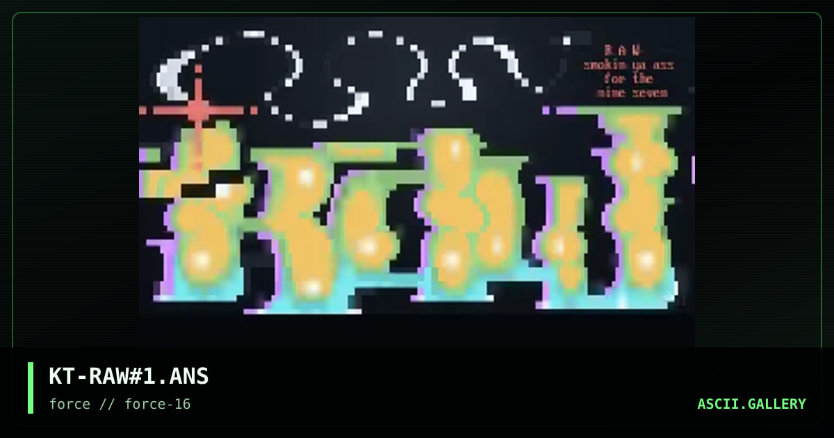 RAW, by kurrupt, 1998